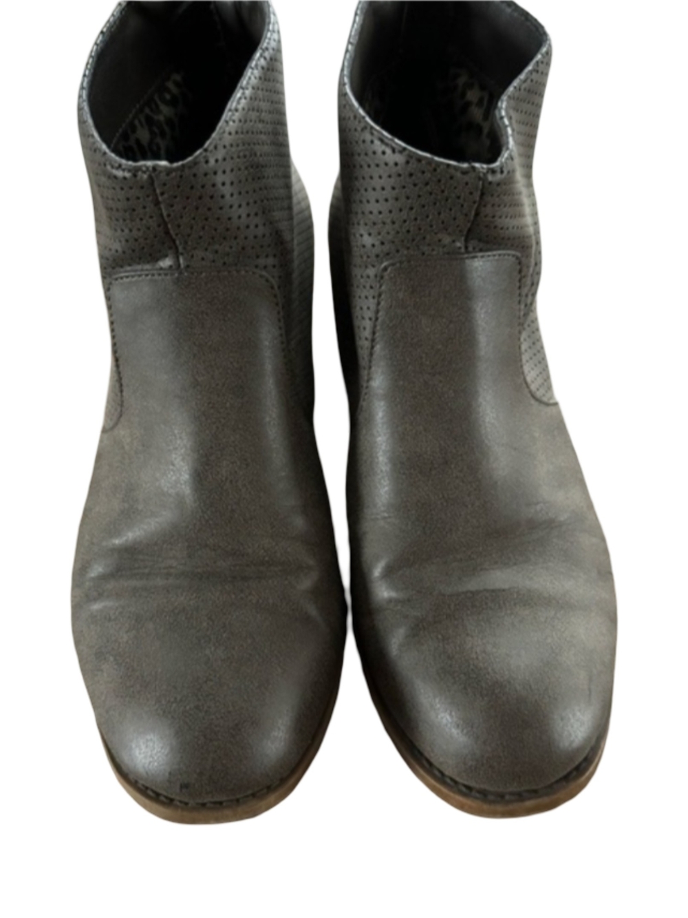 Billabong Talia Bootie Ankle Boots Zippered Back Shoes Grey Size 6